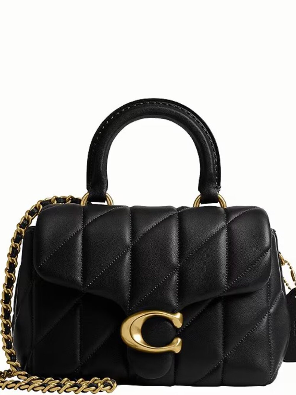 COACH Tabby Top Handle Quilted Bag
